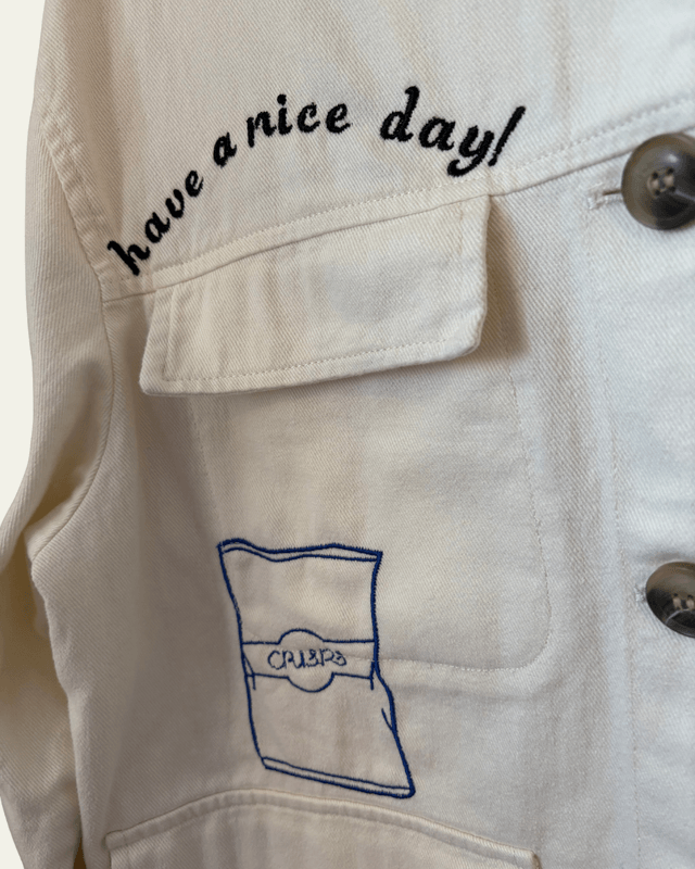 Corner Shop Embroidered Jacket - Medium