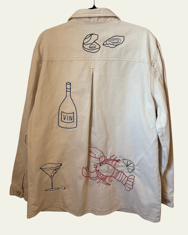 Dinner Party Embroidered Jacket - Medium/Large