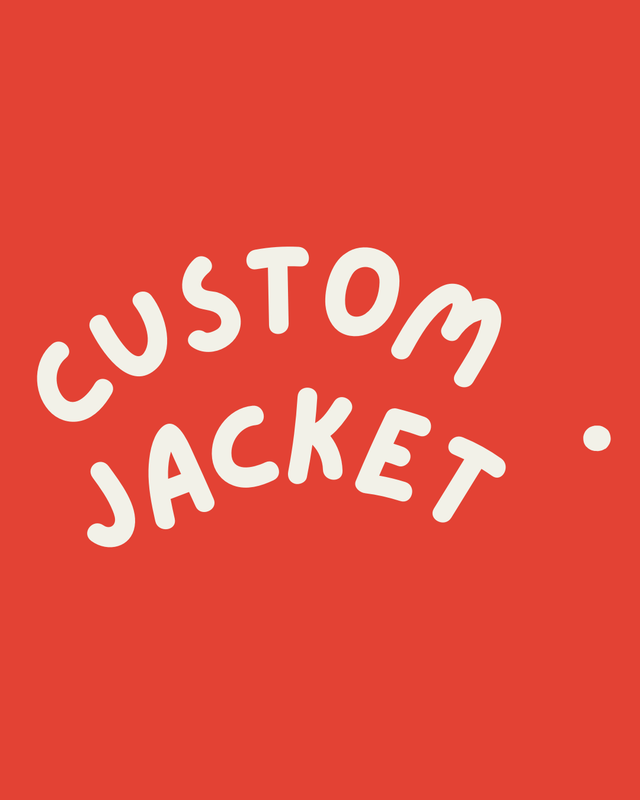 Custom embroidered jacket