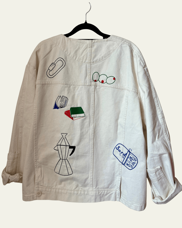Custom embroidered jacket